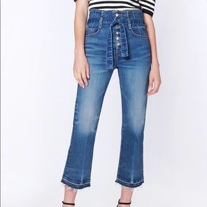 veronica beard marlene 12" corset jeans Sz 31